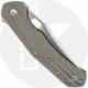 GiantMouse ACE Jutland Knife - Satin Elmax - Green Canvas Micarta - Flipper Folder