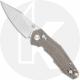 GiantMouse ACE Nazca Knife - Satin Bohler M390 - Green Canvas Micarta