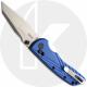 Hogue Deka Manual Folder 24363 Knife - Tumbled MagnaCut Modified Wharncliffe - Blue Polymer - ABLE Lock - USA Made