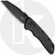 Hogue Deka Manual Folder 24366 - Black Cerakote MagnaCut Wharncliffe - Black Polymer - ABLE Lock - USA Made