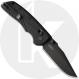 Hogue Deka Manual Folder 24376 Knife - Black Cerakoted MagnaCut Clip Point - Black Polymer - ABLE Lock - USA Made