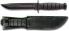 KA-BAR Short Black KABAR Utility, Plain Edge, Leather KA-1256,