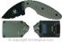 KA-BAR Knives KABAR TDI Knife, Part Serrated Foliage Green, KA-1477FG