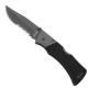 KABAR G10 Mule Folder, Clip Point Part Serrated, KA-3063