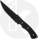 KABAR IFB Trail Point 5351 - Value Priced Fixed Blade - Black Trailing Point - Black G10 - MOLLE Compatible Sheath