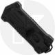 Kershaw Kapsule 1190BK Knife - Manual OTF - Blackwash 8Cr13MoV Spear Point - Black GFN