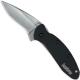 Kershaw Scallion 1620SWBLK Knife Ken Onion Assisted Flipper Folder Black Aluminum