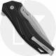 Kershaw Lateral 1645 Knife - Assisted - Stonewash Blade - Black GRN - Flipper Folder