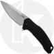 Kershaw Link 1776BLKMAG Knife - Stonewash Magnacut Drop Point - Black Aluminum - SpeedSafe Assist - USA Made