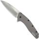 Kershaw Dividend 1812GRY Knife Flipper Folder Assisted Opening Aluminum