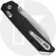 Kershaw Iridium 2038R Knife - D2 Stonewash Blade - KVT Bearings - Black Aluminum Handle