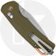 Kershaw Proximal 2058 Knife - Stonewash D2 Drop Point - KVT Bearings - Olive Green G10