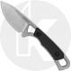 Kershaw Brace 2085 - Neck Knife - Stonewash Clip Point - Black GFN and Stonewash Stainless Steel - Fixed Blade