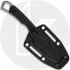 Kershaw Brace 2085 - Neck Knife - Stonewash Clip Point - Black GFN and Stonewash Stainless Steel - Fixed Blade