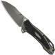 Kershaw Vedder 2460 Knife EDC Assisted Opening Flipper Folder Hammered Steel Black G10