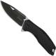 Kershaw Flourish 3935 Knife EDC Drop Point Assisted Flipper Folder Black G10 Carbon Fiber