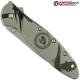 ENGRAVED Kershaw Leek 1660 A/O Flipper Knife - Skull w/Brushstrokes