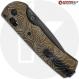 MODIFIED Benchmade Redoubt 430BK + AWT Flat Dark Earth Scales + Topo Map Engraving