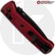 MODIFIED Benchmade Mini Bugout Red Dragon 533BK-1 Knife - Black Blade - Rit Dyed Handle