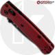 MODIFIED Benchmade Mini Bugout Red Dragon 533BK-1 Knife - Black Blade - Rit Dyed Handle