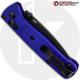 MODIFIED Benchmade Mini Bugout Blue 533BK-1 Knife - Black Blade - Rit Dyed Handle