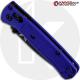 MODIFIED Benchmade Mini Bugout Blue 533BK-1 Knife - Black Blade - Rit Dyed Handle