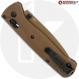 MODIFIED Benchmade Bugout 535FE-05 Knife + Flytanium Crossfade Brown G10 Scales