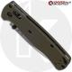 MODIFIED Benchmade Bugout 535 + AWT OD Green Aluminum Scales + KP Black Thumbstud & Standoffs