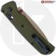 MODIFIED Benchmade Bugout 535TN-2601 Knife + AWT Archon OD Green Aluminum Scales
