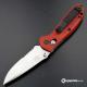 MODIFIED Benchmade Mini Griptilian Knife - Part Serrated - The Red Dragon - Satin