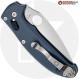 MODIFIED Spyderco Manix 2 Knife with CRUWEAR Blade + Exclusive AWT Linerless Manix Midnight Blue Scales + Light Spring Kit