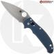 MODIFIED Spyderco Manix 2 Knife with CRUWEAR Blade + Exclusive AWT Linerless Manix Midnight Blue Scales + Light Spring Kit