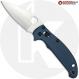 MODIFIED Spyderco Manix 2 LW Salt MagnaCut Knife + AWT Exclusive Midnight Blue Scales - Aggressive Milling