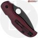 MODIFIED Spyderco Sage 5 G10 - TiCN MagnaCut + AWT Exclusive Oxblood Contoured Scales