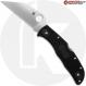 MODIFIED Spyderco Endela Wharncliffe - Regrind - Satin Blade