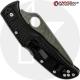 MODIFIED Spyderco Endela Knife - Acid Stonewash - Black Handle