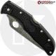 MODIFIED Spyderco Endela Knife - Acid Stonewash - Black Handle