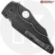 MODIFIED Spyderco Yojumbo Knife + Acid Stonewash Blade + KP Black Titanium Tumbled Scales + KP All Black Hardware