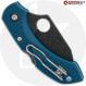 MODIFIED Spyderco Dragonfly 2 K390 - Regrind Wharcliffe - Acid Stonewash K390 Blade