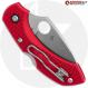 MODIFIED Spyderco Dragonfly 2 - The Red Dragon - Satin Blade - Rit Dyed
