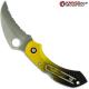 MODIFIED Spyderco Dragonfly Salt Hawkbill - BLACK Fade Rit Dye Handle