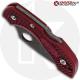 MODIFIED Spyderco Dragonfly 2 - The Red Dragon - ACID WASH - Cherry Red Handle