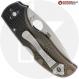 MODIFIED Spyderco Native 5 LW Knife - 15V Blade - Black Fade Rit Dyed Handle
