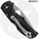 MODIFIED Spyderco Native 5 LW Knife - 15V Blade - Black Rit Dyed Handle