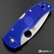 MODIFIED Spyderco Native 5 - BLUE - Satin - Rit Dyed Handle