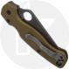 MODIFIED Spyderco Para Military 2 Knife with Acid Stonewash Blade + AWT Agent PM2 FDE Scales + KP All Black Hardware