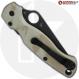 MODIFIED Spyderco Paramiliary 2 Knife - Black DLC - AWT Custom Agent Anodized Scales - 2