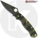 MODIFIED Spyderco Para Military 2 - Acid Stonewash - Digital Camo G10