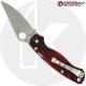 MODIFIED Spyderco Para Military 2 - Red Digital Camo - Satin Blade - Rit Dyed Handle