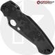 MODIFIED Spyderco Para Military 2 - Black/Gray Digital Camo - DLC Blade - Rit Dyed Handle